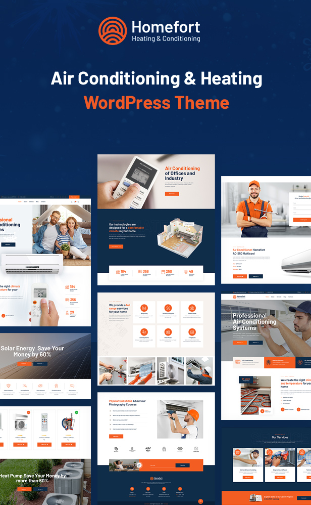 Homefort - Air Conditioning & Heating WordPress Theme + RTL - 4